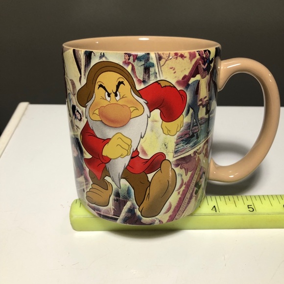 Disney Other - Authentic Disney Store Exclusive Grumpy & Snow White Collage Mug